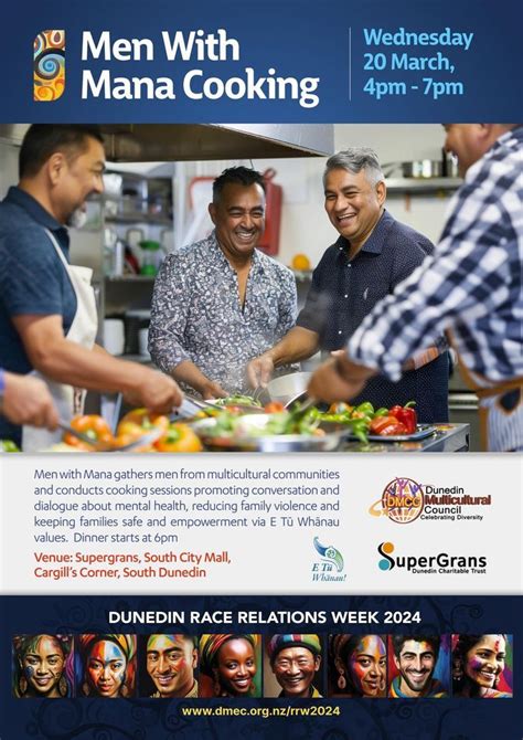 Men With Mana Cooking Supergrans Dunedin Charitable Trust 20 March