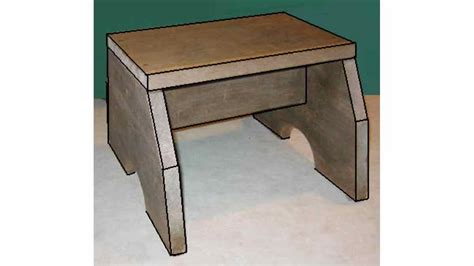 Sturdy Step Stool Free Woodworking