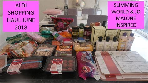 Fantastic Aldi Slimming World Shopping Haul June Youtube