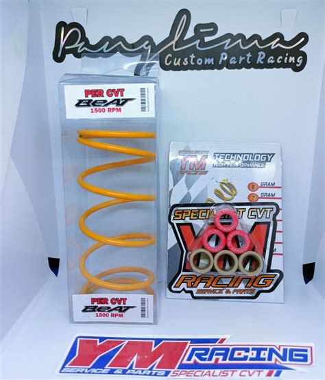 ROLLER 1SET PER CVT 1500RPM YM RACING ALL MATIC Roller Bebas Bisa