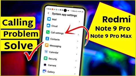 Redmi Note 9 9 Pro Calling Problem Solved Incoming Outgoing Redmi