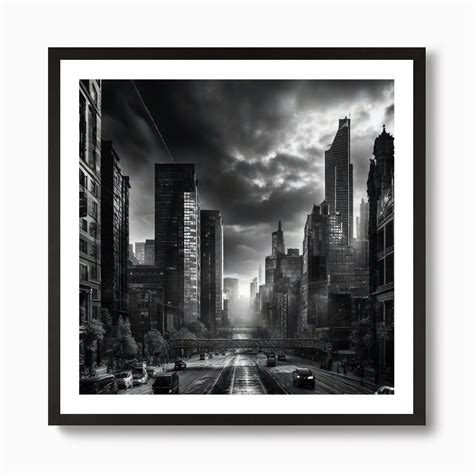 Dark City Art Print by Noctarius - Fy