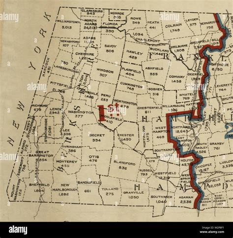 1901 District 1 Detail Of Massachusetts Congressional Districts Map Bpl