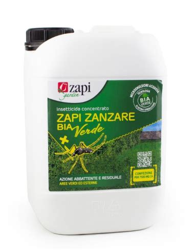 ZAPI Insetticida Zanzare Bia Verde 5 Lt