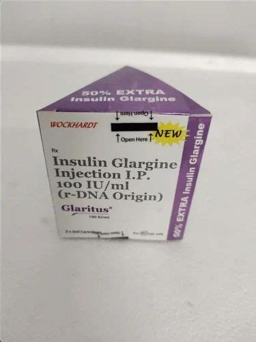 Glaritus Insulin Glargine Injection Ip At Rs Box Anna Nagar