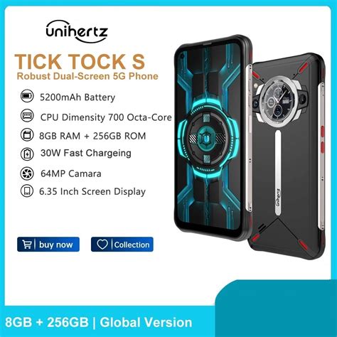 Jual Unihertz Ticktock S Rugged G Smartphone Gb Gb Cell Phone