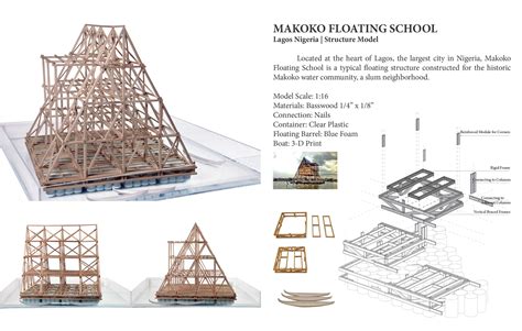 Makoko Floating School Model - JING LIU WORKS