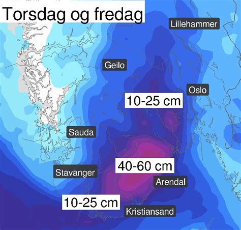 Meteorologene On Twitter B De Torsdag Og Fredag Ventes En Ny Runde