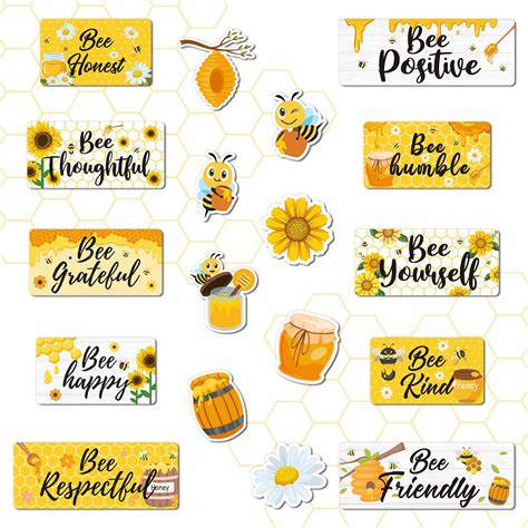 Amazon Kosiz Pcs Bee Themed Birthday Bulletin Board Sets Paper