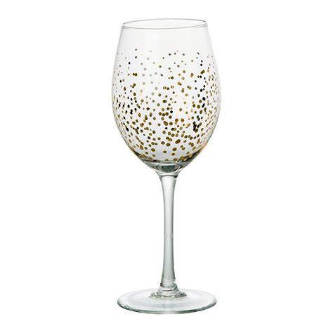 Copa De Vino Dots Gold El Corte Ingl S El Corte Ingl S