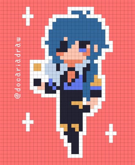 Genshin Impact Kawaii Cross Stitch Cross Stitch Art Cross Stitch