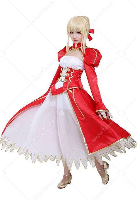 Fate/EXTRA Fate Grand Order FGO Nero Saber Claudius Princess Cosplay ...