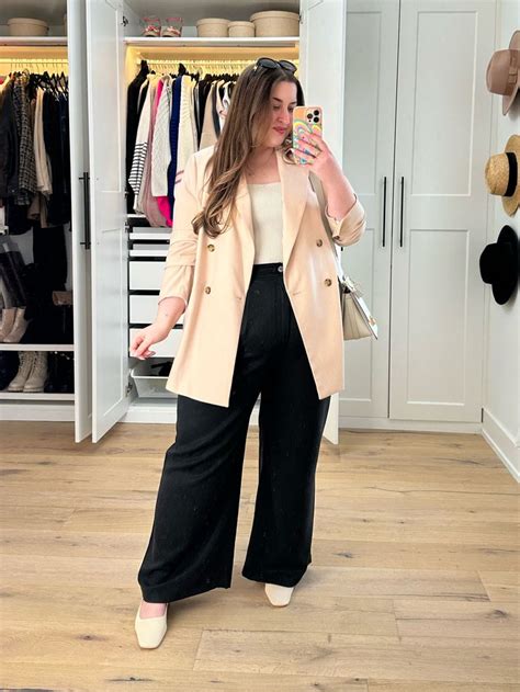 Double Breasted Jacket Curated On Ltk Plus Size Business Attire Plus