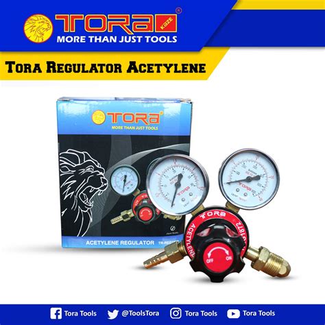 Tora Regulator Gas Acetylene Tabung Asetilin Bahan Kuningan Lazada