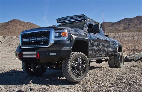 2015, Gmc, Sierra, 3500, 4x4, Custom, Tuning, Pickup, Silverado ...