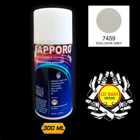 Jual Sapporo Exclusive Grey Cat Semprot Ml Cat Motor Aerosol