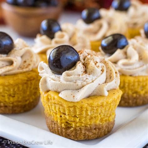 Pumpkin Spice Latte Cheesecake Bites Inside BruCrew Life