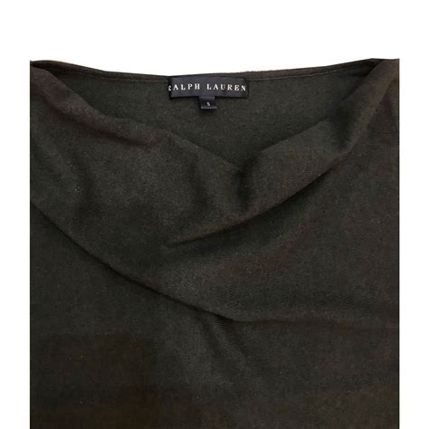 Ralph Lauren Black Label Knitwear Green Cashmere Ref 54714 Joli Closet