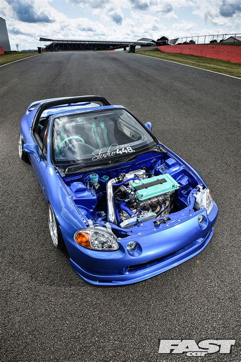 Stanced Honda CRX Del Sol | Fast Car