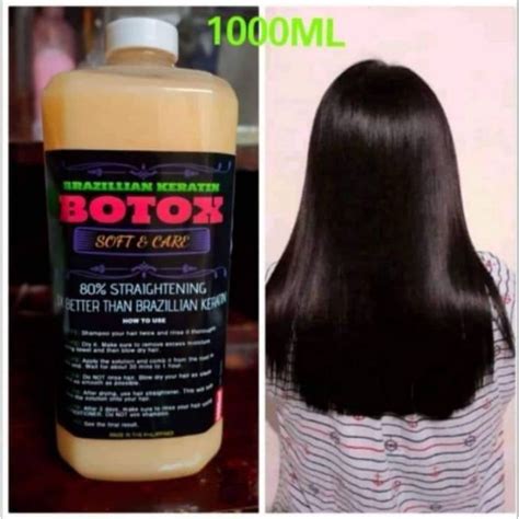 Original Soft Care Brazilian Hair Botox 500ml 1000ml Lazada Ph