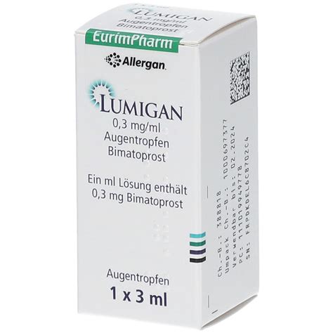 Lumigan Mg Ml Augentropfen Ml Mit Dem E Rezept Kaufen Shop Apotheke