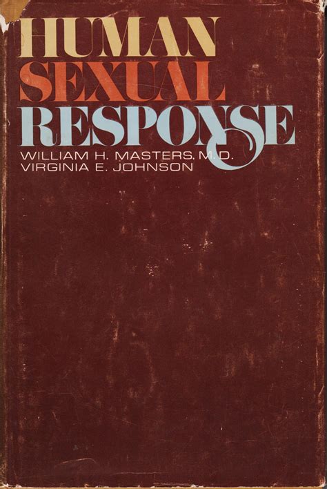 Human Sexual Response Von Masters William H And Johnson Virginia E Very Good Hardcover With