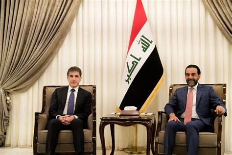 President Barzani Discusses Erbil Baghdad Ties With Al Halboosi