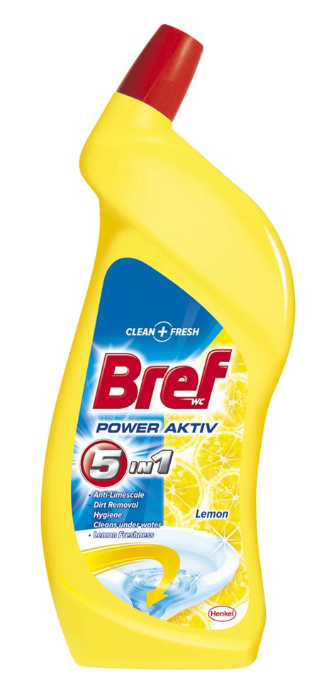 WC BREF gel Power Aktiv Lemon 750 ml 33 Kč