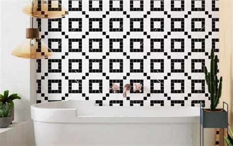 Bathroom Floor Tiles Black And White Pattern | Floor Roma