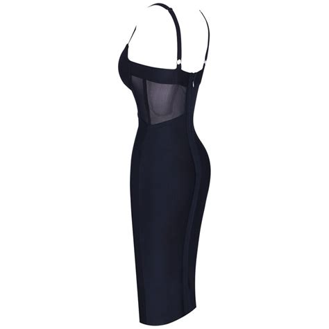 Fast Shipping Summer Sexy Rayon Bandage Dress New Arrivals Mesh Insert