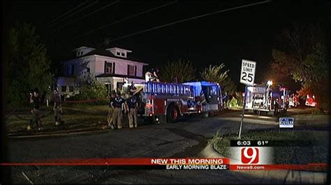 Crews Battle Overnight House Fire In Nw Oklahoma City