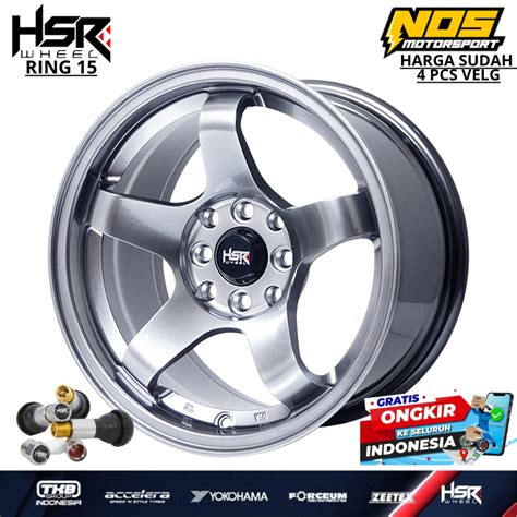 Jual Velg Hsr R Lubang Baut Untuk Mobil Yaris Vios Agya Brio Avanza