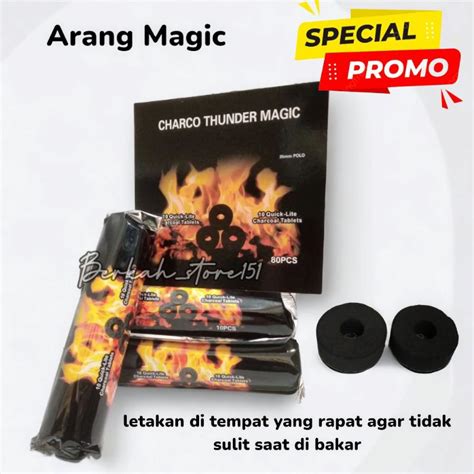 Jual Arang Magic Charcoal Bakaran Bukhur Areng Briket Bukur Arang