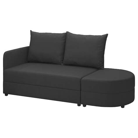 LindÅkra 2 Seat Sofa Bed Vissle Dark Grey Ikea