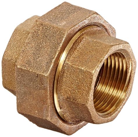 Buy Anderson Metals 38104 Red Brass Pipe Fitting Union 1 Female Pipe