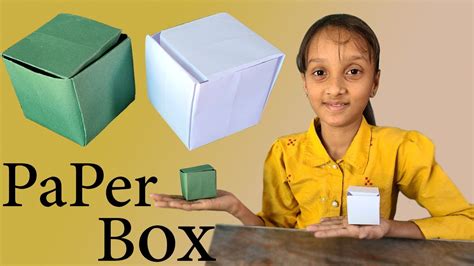 How To Make Paper Box Mystery Box Home Decorate Easy Paper Craft