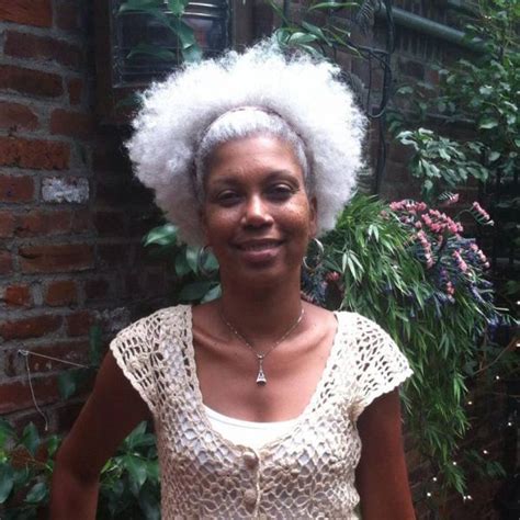 Gorgeous Grey Afro Puff Shared By Michelle Thompson Beautiful Gray