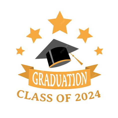 2024 Graduation Season Label Cartoon Label Graduation Season