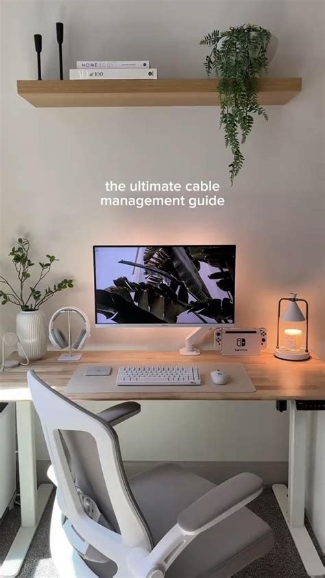 The Ultimate Cable Management Guide Video Home Office Setup Cozy