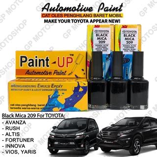 Jual Cat Oles Toyota Black Mica 209 Penghilang Baret Mobil Lecet Gores