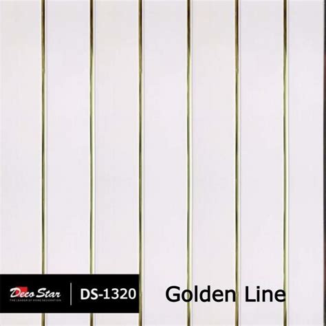 Deco Star PVC Ceiling Panels DS 1320 Golden Line Deco Star PVC Panels