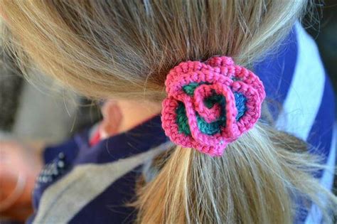 38 Crochet Hair Ties Free Pattern To Make