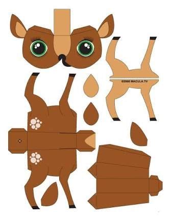 Paper Animals Para Imprimir - Resultado de imagem para animais para imprimir e montar em 3d | Paper ...