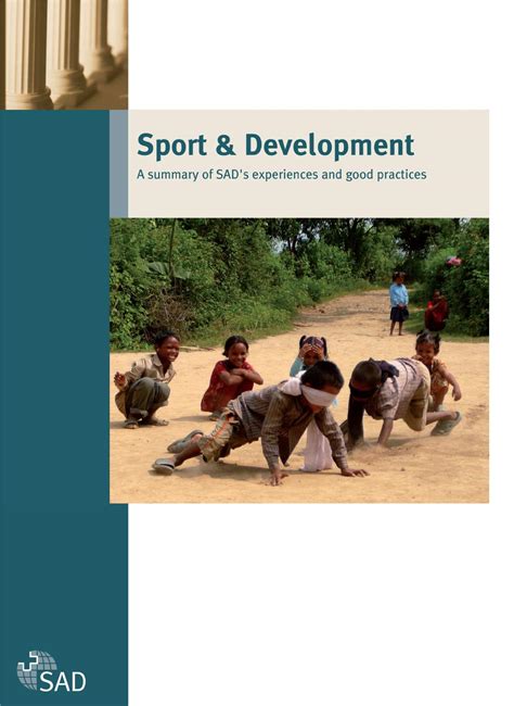 Sport Development A Summary Of SADs Experiences And Good Practices