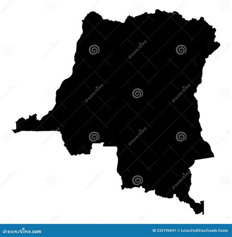 刚果民主共和国剪影地图 向量例证 插画 包括有 外部 绘图 区域 闹事 刚果 机构 背包 232192691