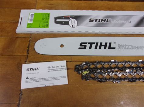 Stihl OEM MS250 18 Guide Bar 3 8 050 61DL 3005 000 4817 63PS Chain