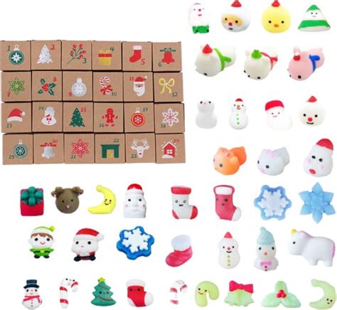 Kess Mochi Squishy Adventskalender DIY 2021 24 Mochi S Kerst