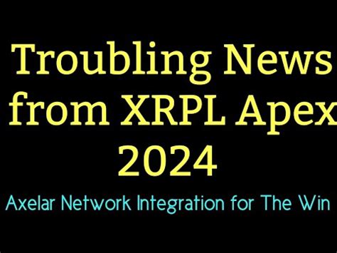 Ripple XRP News Troubling News From XRPL Apex 1B XRP Fund Clarification