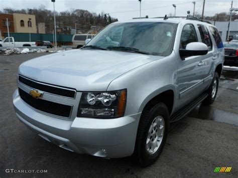 2012 Silver Ice Metallic Chevrolet Tahoe Lt 4x4 78122398 Photo 3