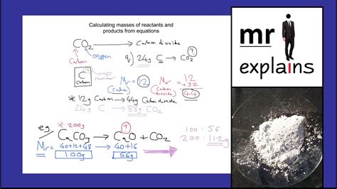 Mr I Explains Calculating Masses Of Reactants And Products From Equations Youtube